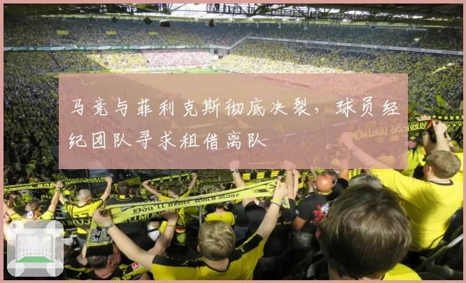 马竞与菲利克斯彻底决裂，球员经纪团队寻求租借离队
